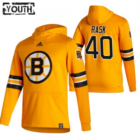 Boston Bruins Tuukka Rask 40 2020-2021 Reverse Retro Pullover Hooded Sweatshirt - Barn